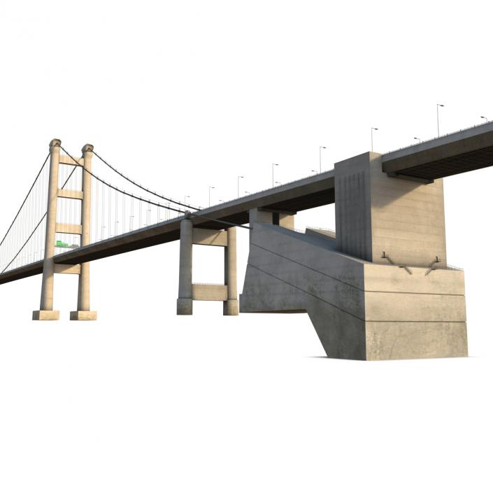 3D model Tsing Ma Bridge