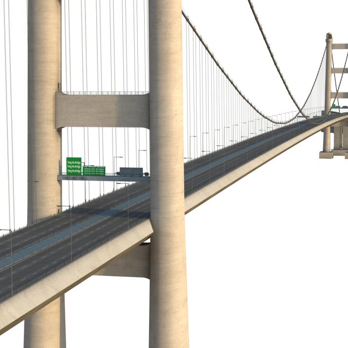 3D model Tsing Ma Bridge