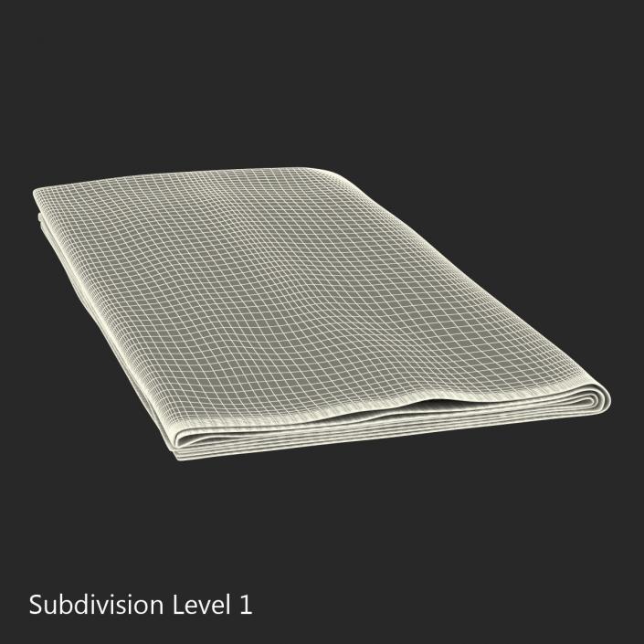 Napkin 2 White 3D model