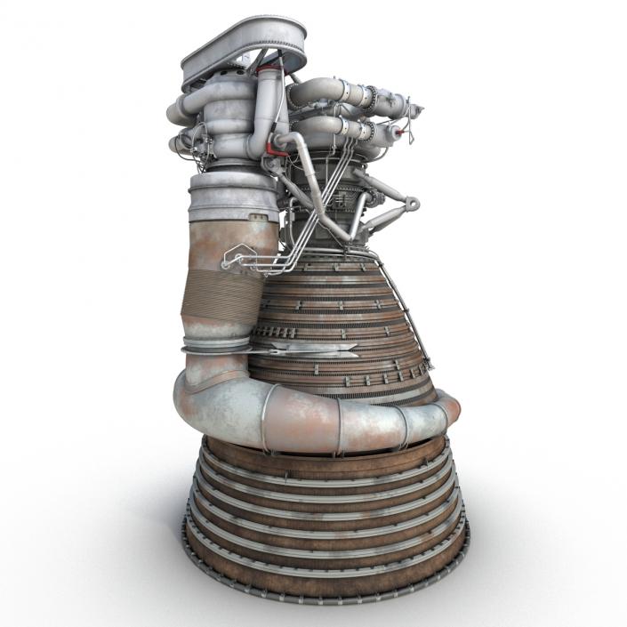 Rocket Engine F-1 3D