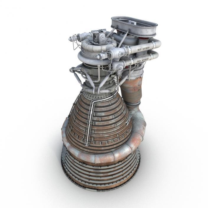 Rocket Engine F-1 3D