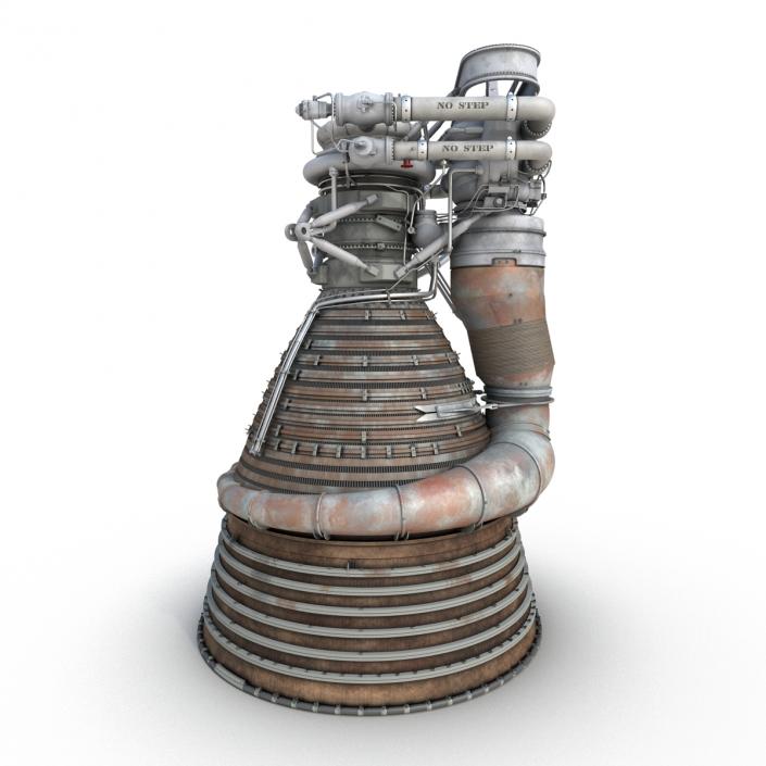 Rocket Engine F-1 3D