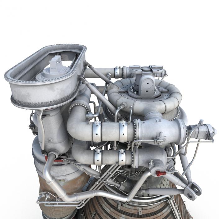 Rocket Engine F-1 3D