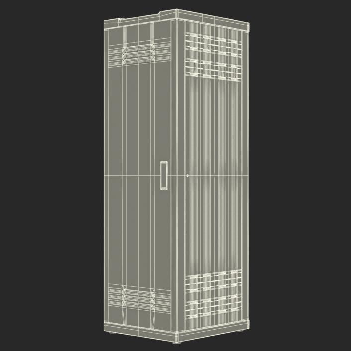 3D Generic Servers in Rack model