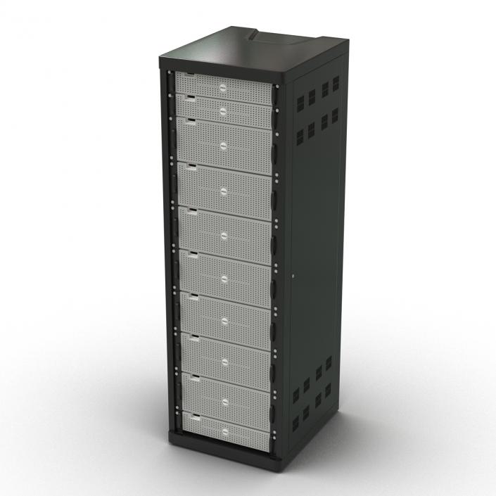 3D model Dell Servers in Rack