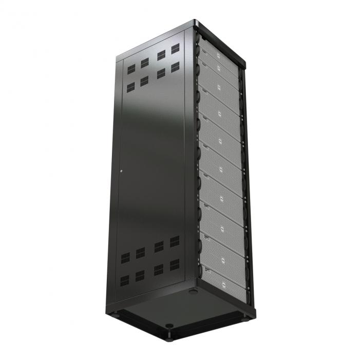 3D model Dell Servers in Rack