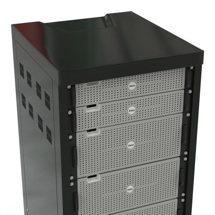 3D model Dell Servers in Rack