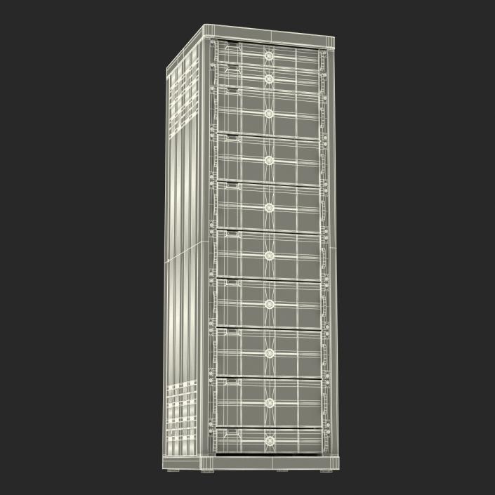 3D model Dell Servers in Rack