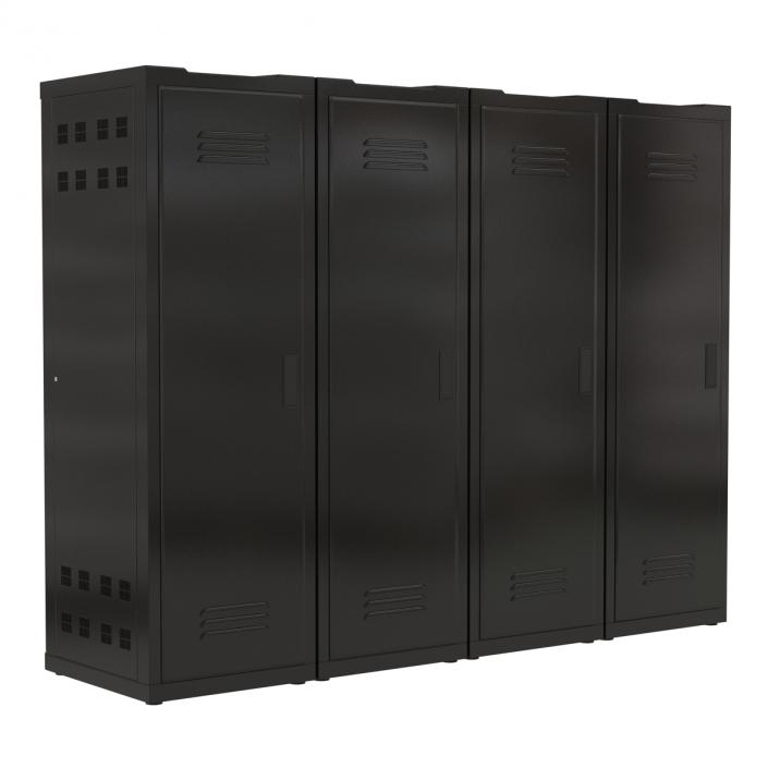 Generic Server Racks Set 3D model