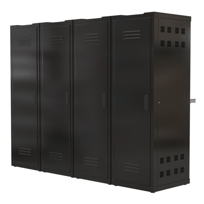 Generic Server Racks Set 3D model