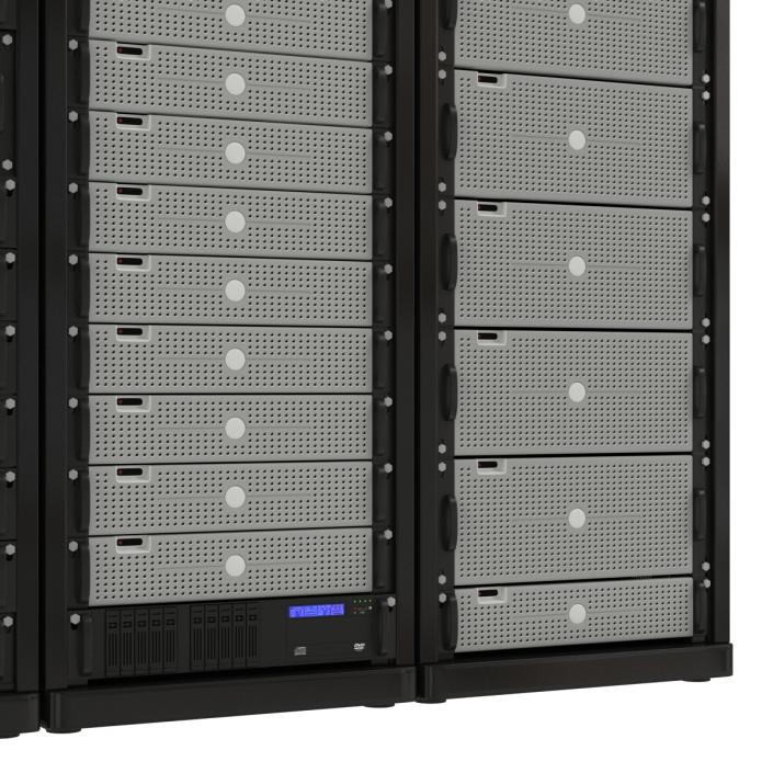 Generic Server Racks Set 3D model