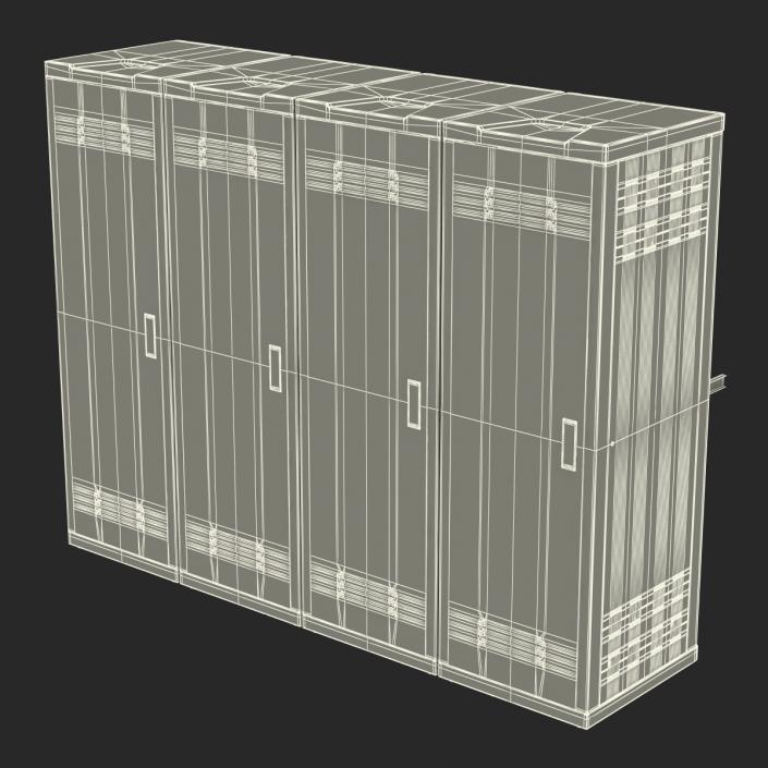 Generic Server Racks Set 3D model