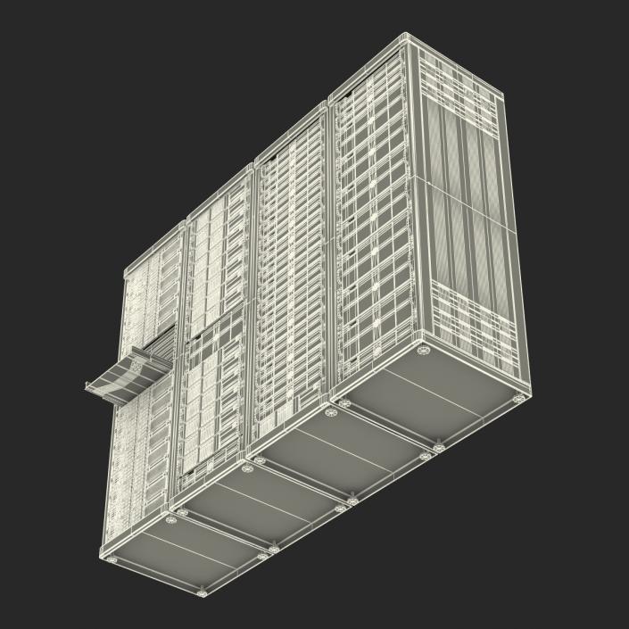 Generic Server Racks Set 3D model