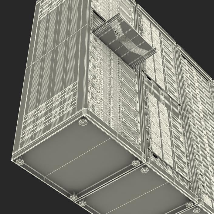 Generic Server Racks Set 3D model