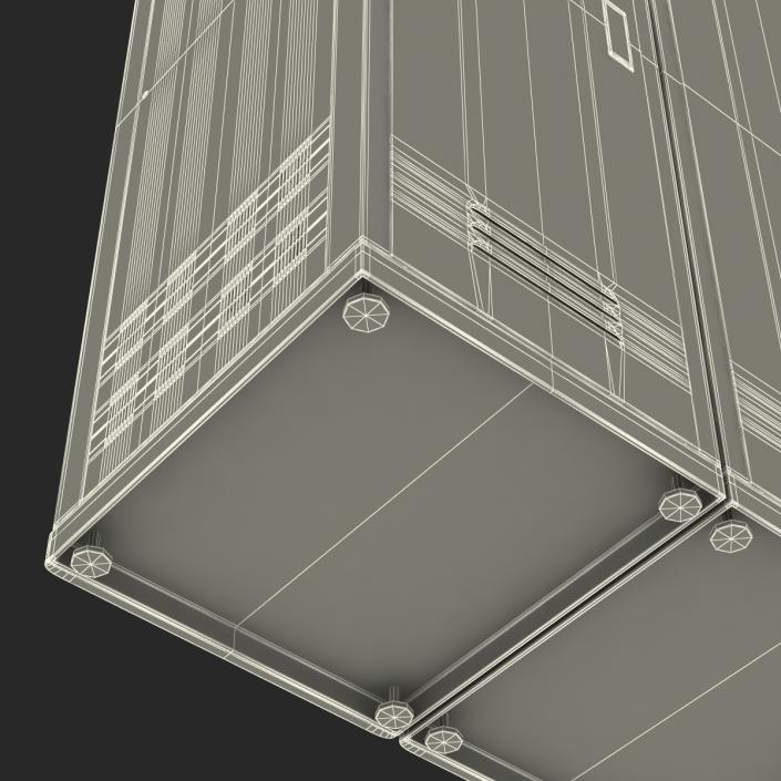 Generic Server Racks Set 3D model