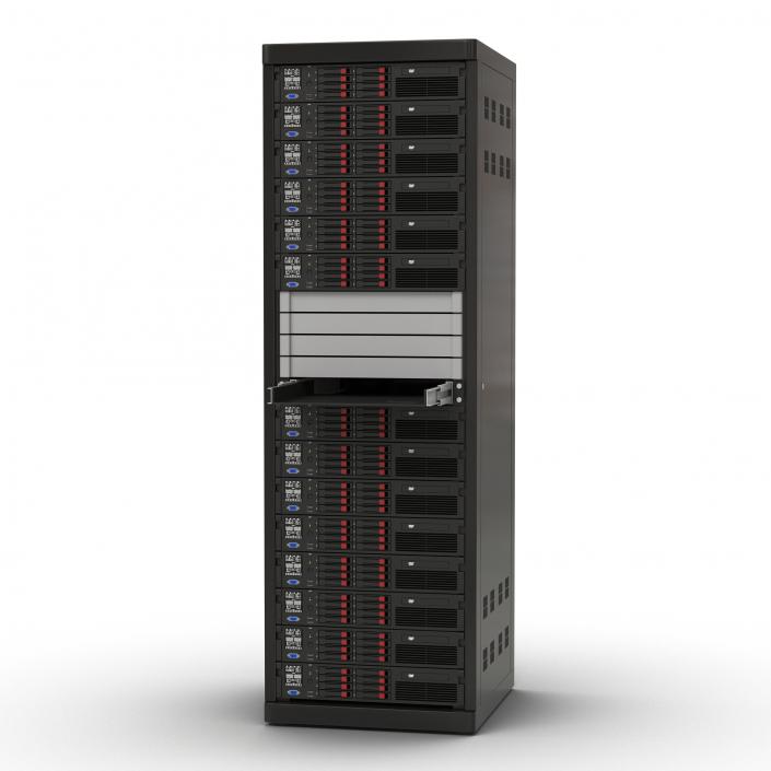 Servers in Rack 2 3D