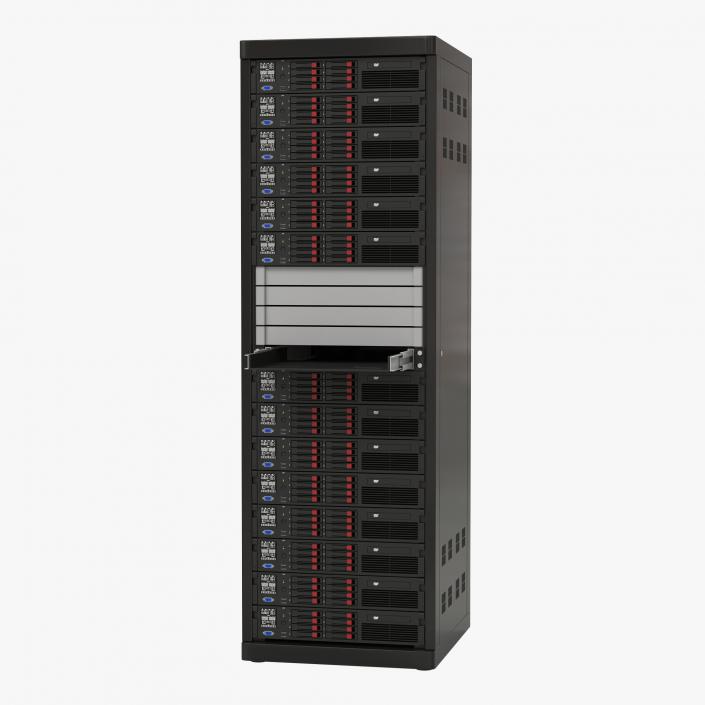 Servers in Rack 2 3D