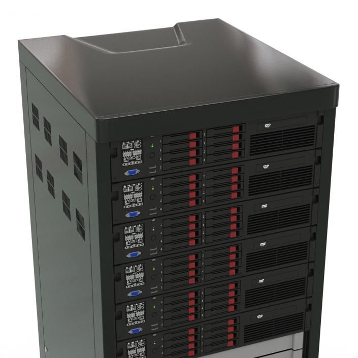 Servers in Rack 2 3D