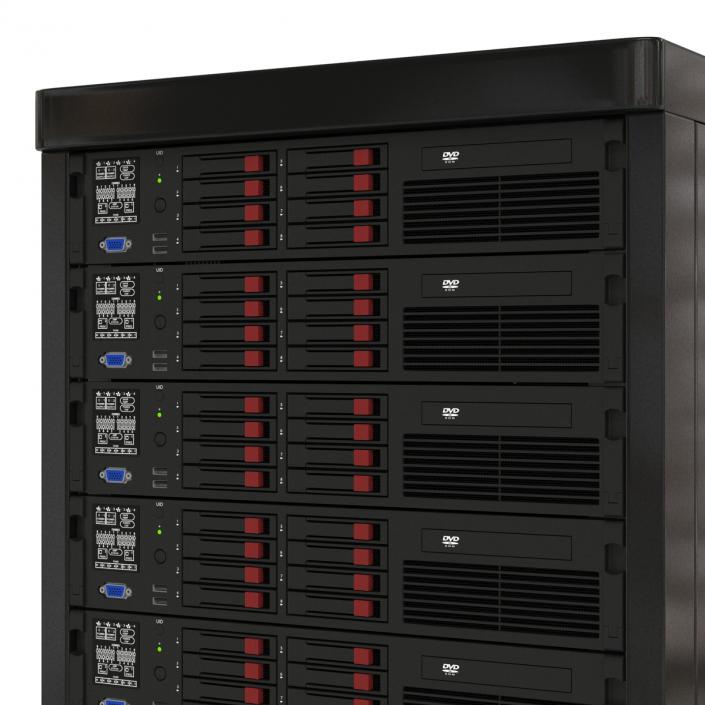 Servers in Rack 2 3D