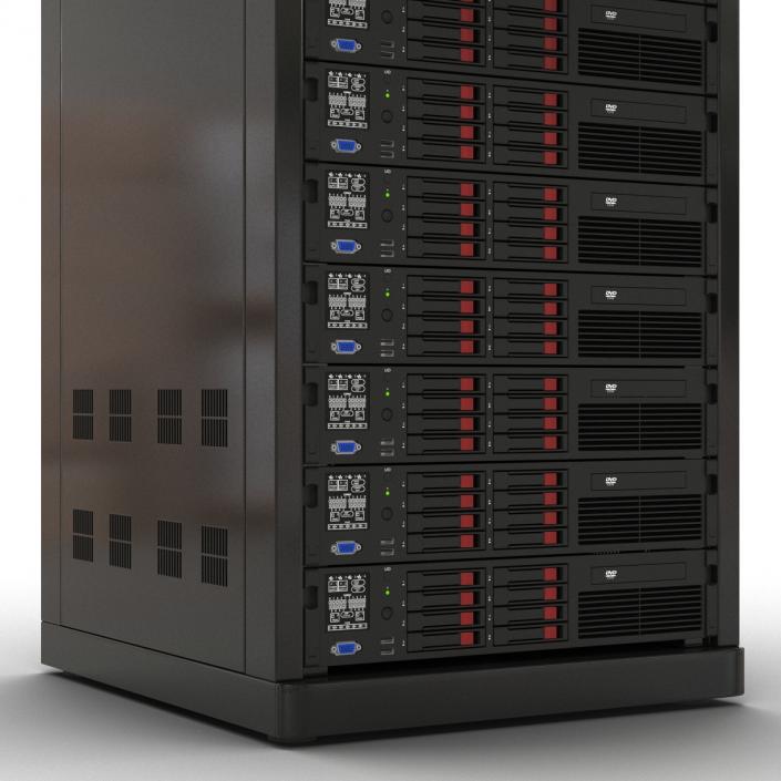 Servers in Rack 2 3D