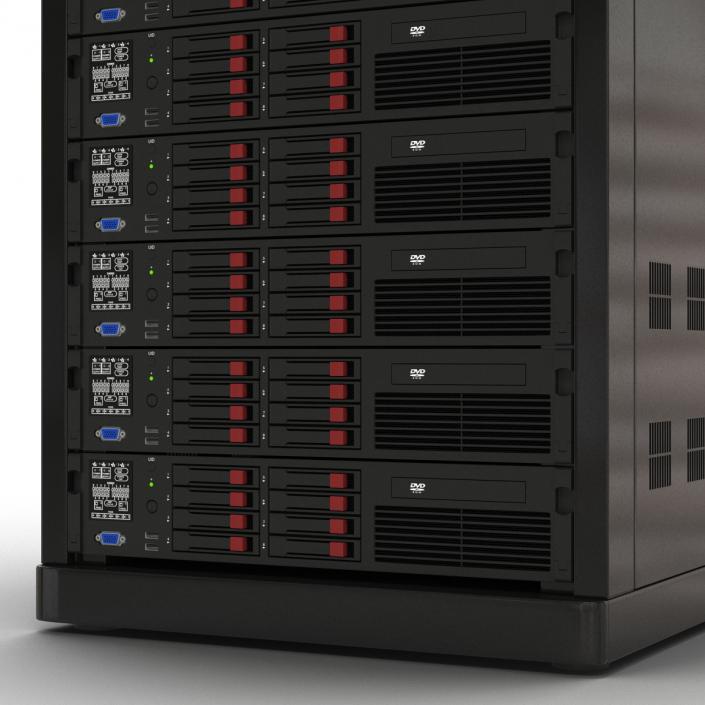 Servers in Rack 2 3D