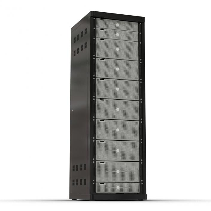 3D model Generic Servers in Rack 2