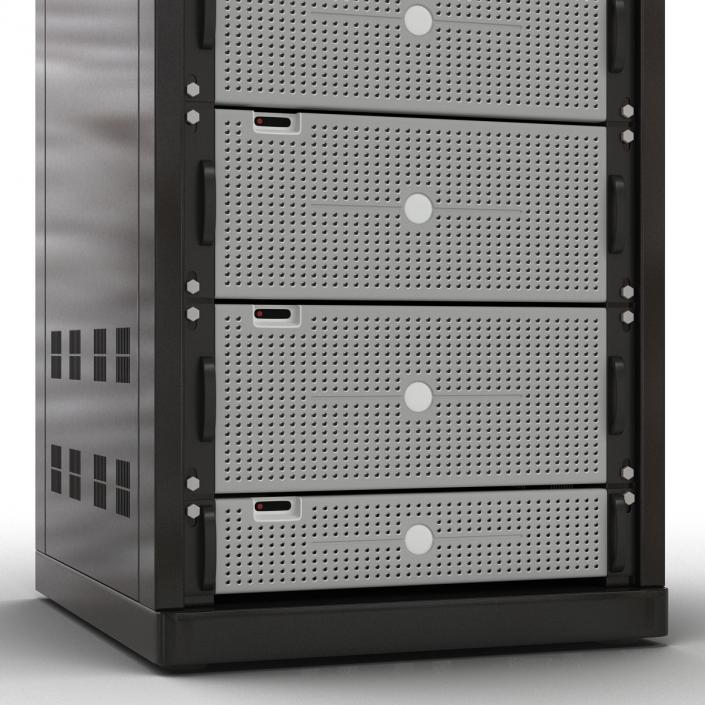 3D model Generic Servers in Rack 2