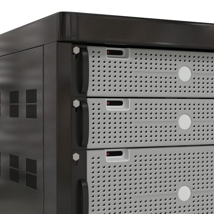 3D model Generic Servers in Rack 2