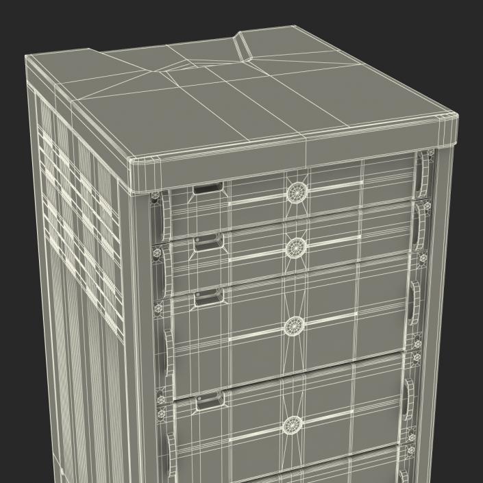 3D model Generic Servers in Rack 2