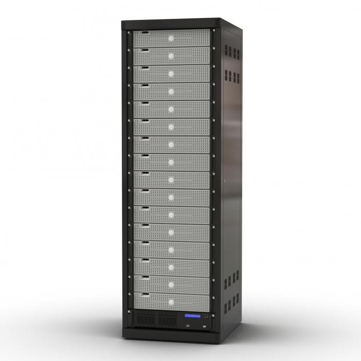 3D model Generic Servers in Rack 3