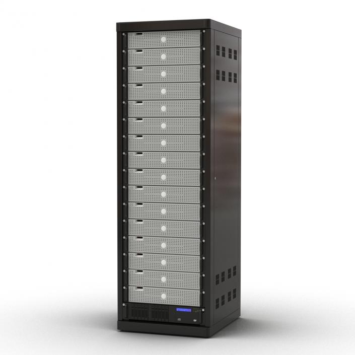 3D model Generic Servers in Rack 3