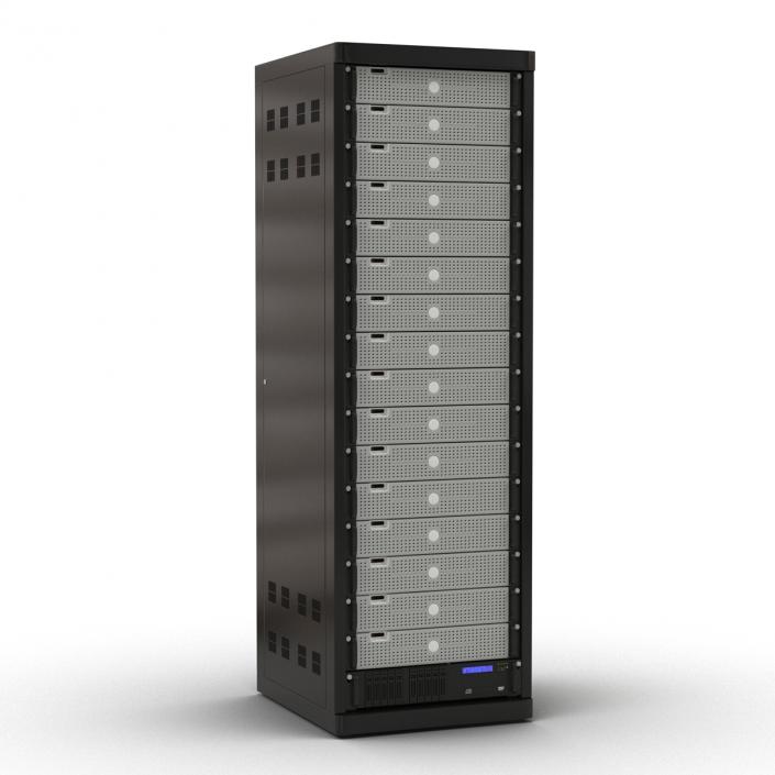 3D model Generic Servers in Rack 3