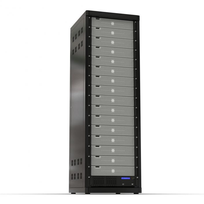 3D model Generic Servers in Rack 3