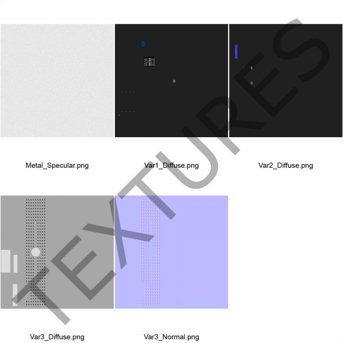 3D model Generic Servers in Rack 3