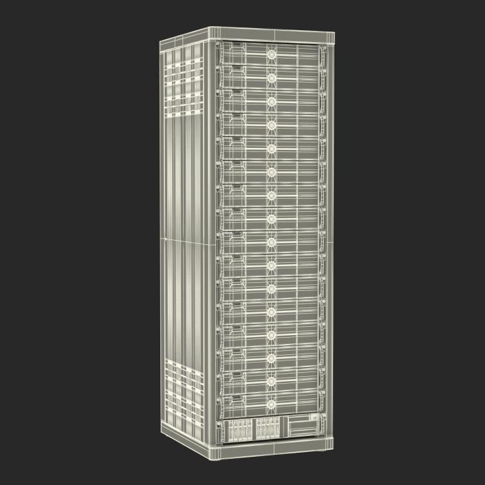 3D model Generic Servers in Rack 3