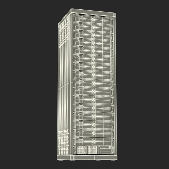 3D model Generic Servers in Rack 3