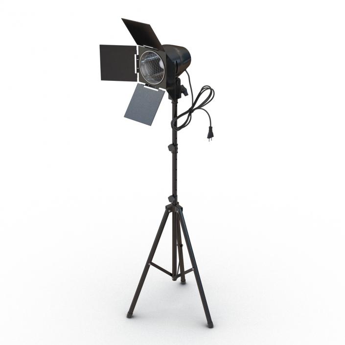 Barn Door Studio Light 3D