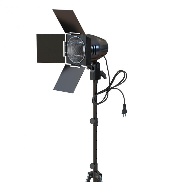 Barn Door Studio Light 3D