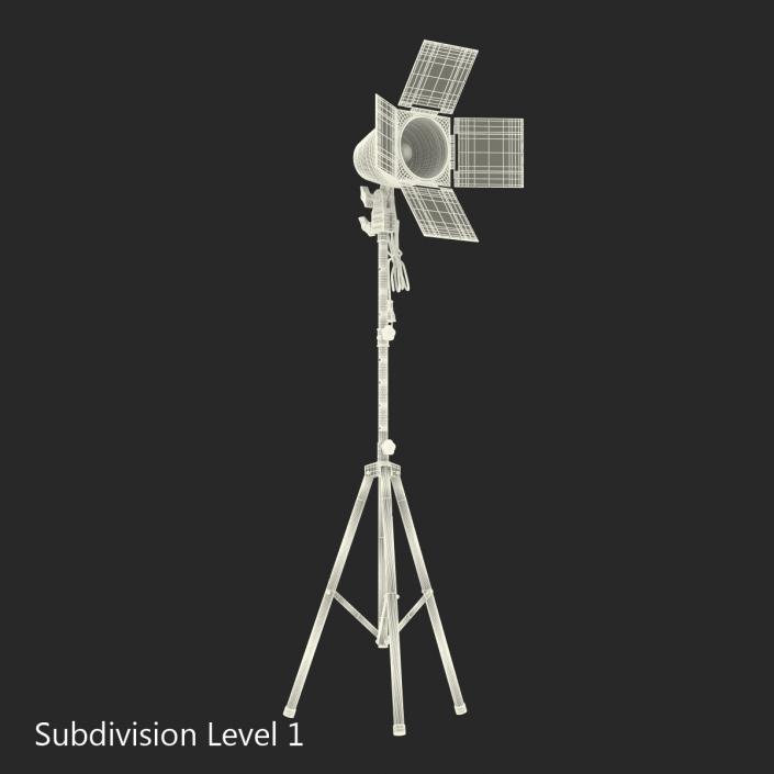 Barn Door Studio Light 3D