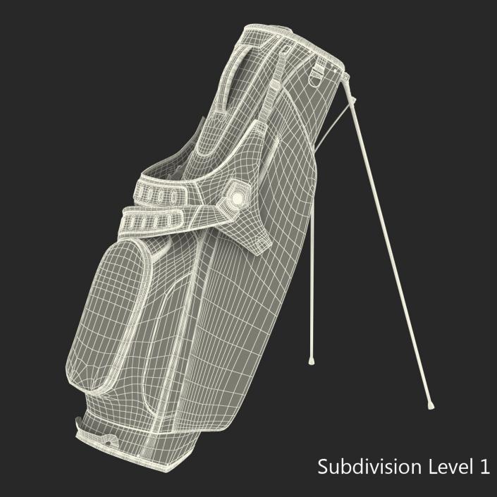 3D Golf Bag 4 Generic model