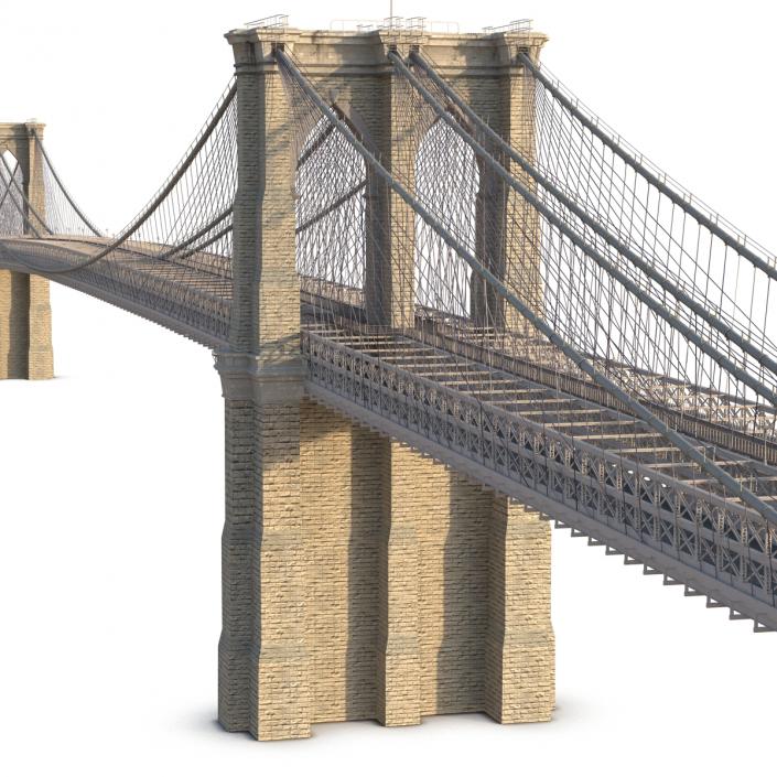 3D model Brooklyn Bridge