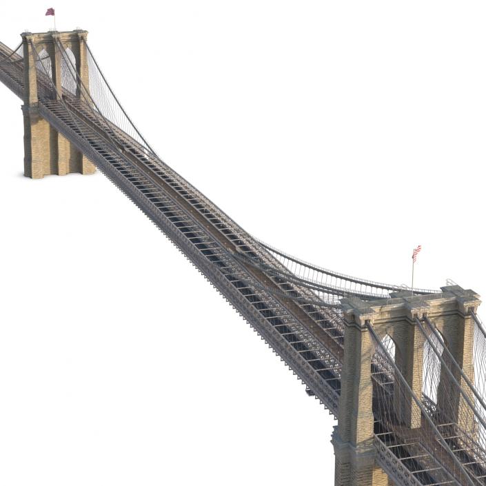 3D model Brooklyn Bridge