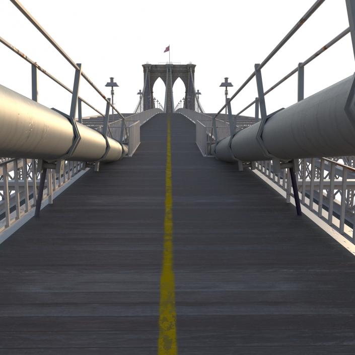 3D model Brooklyn Bridge