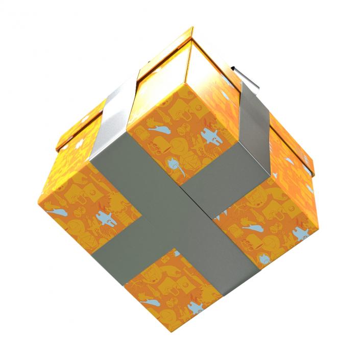 Giftbox Orange 3D model