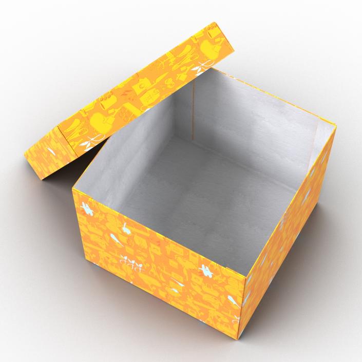 Giftbox Orange 3D model