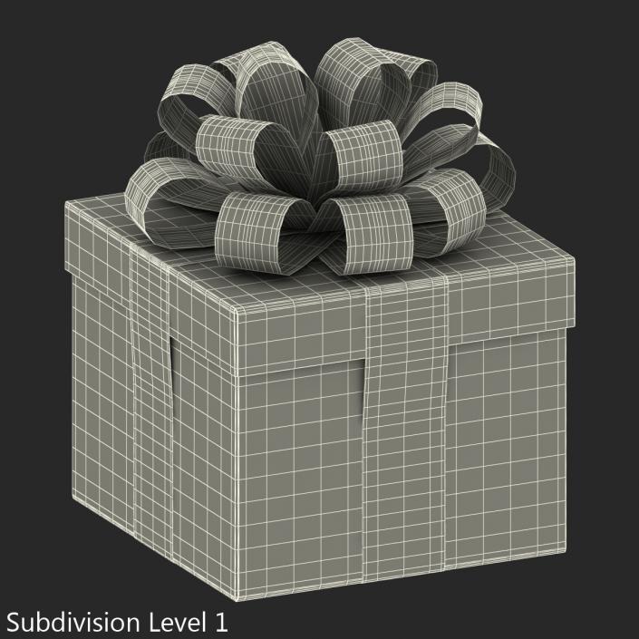 Giftbox Orange 3D model