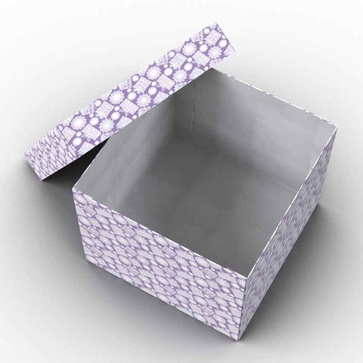 Giftbox Purple 3D model