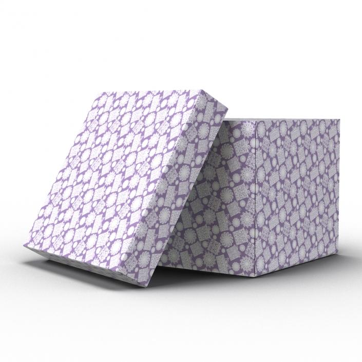 Giftbox Purple 3D model