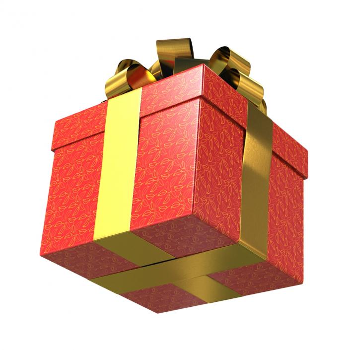 3D Giftbox Red