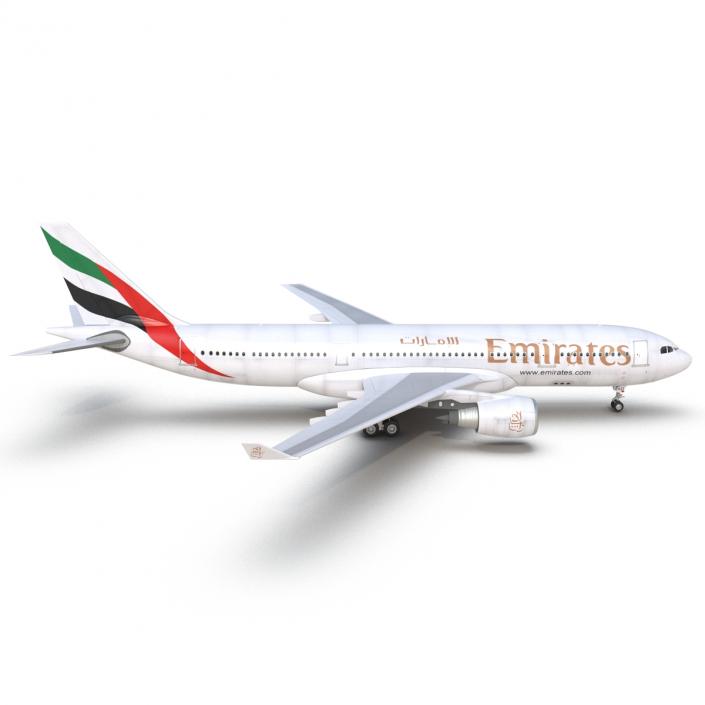 Jet Airliner Airbus A330-200 Emirates 3D